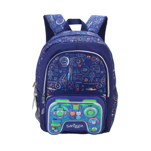 Backpack Medium Dark blue Minecraft Smiggle