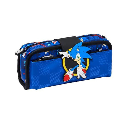Pencil Case Multiple Layers Sonic Smiggle