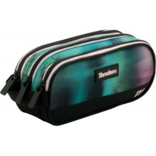 Pencil Case 3comp Reflect Tandem