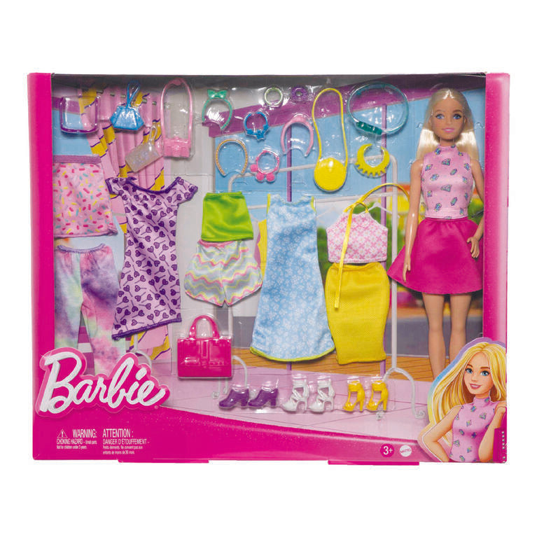 Barbie Clothes and Doll, Mix-and-Match Fashions and Accessories