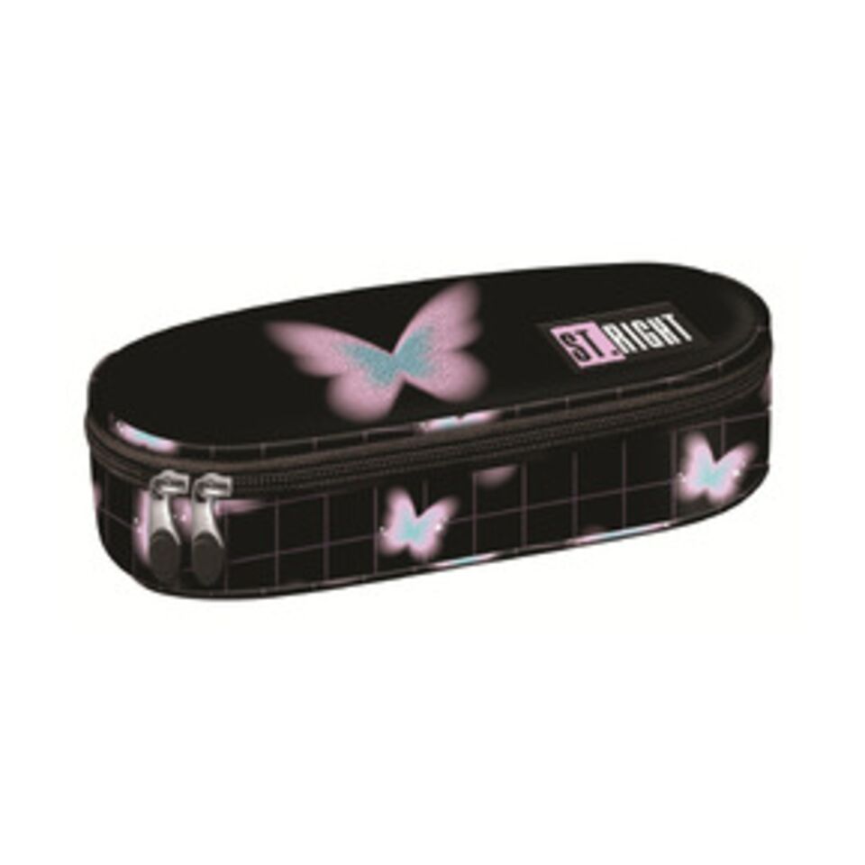 Pastel Butterfly 1 compartment pencil case