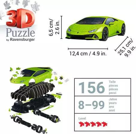 Ravensburger Lamborghini Huracán EVO - green