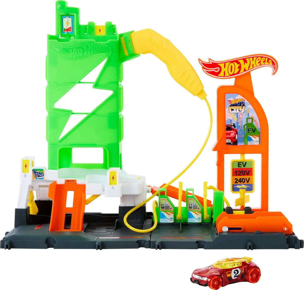 Hot Wheels City Super Recharge Fuel Station Playset