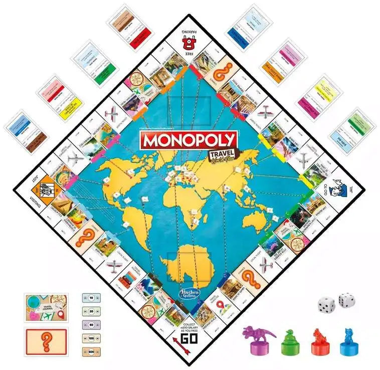 Monopoly Travel World Tour Board Game