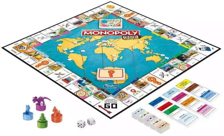 Monopoly Travel World Tour Board Game