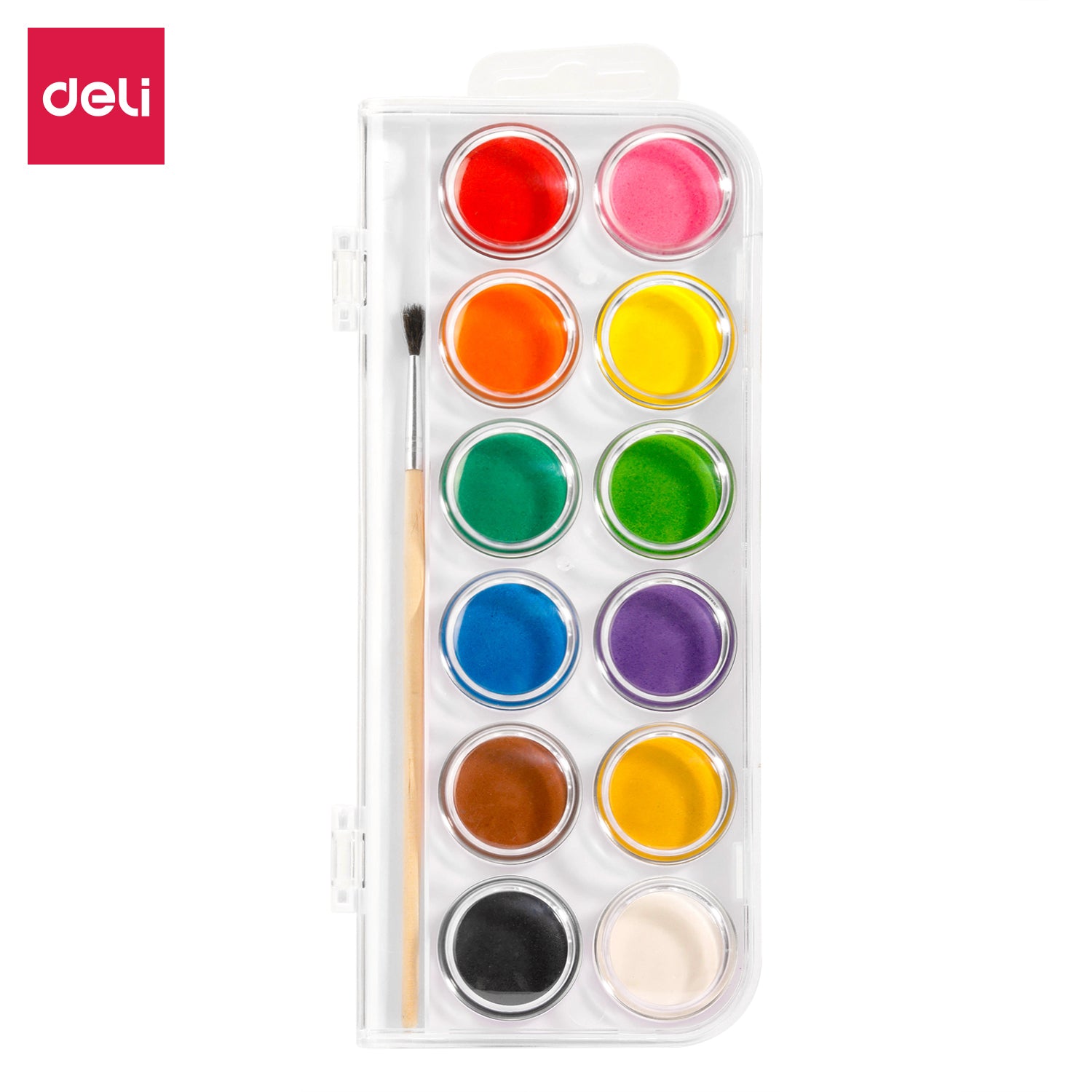 Deli Water Color 12 Colors Medium