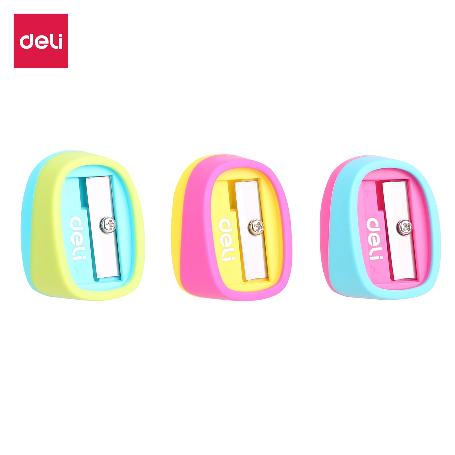 Deli Pencil Sharpner 1 Hole For Pencil 8Mm Colorful