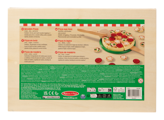 Melissa & Doug - Wooden Pizza Party