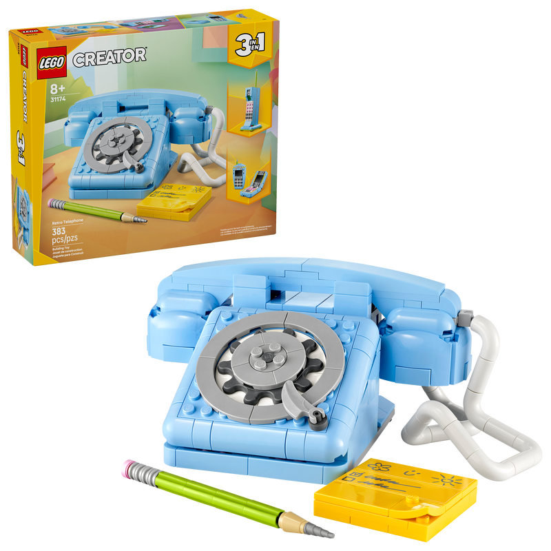 Retro Telephone 31174 | Creator 3-in-1