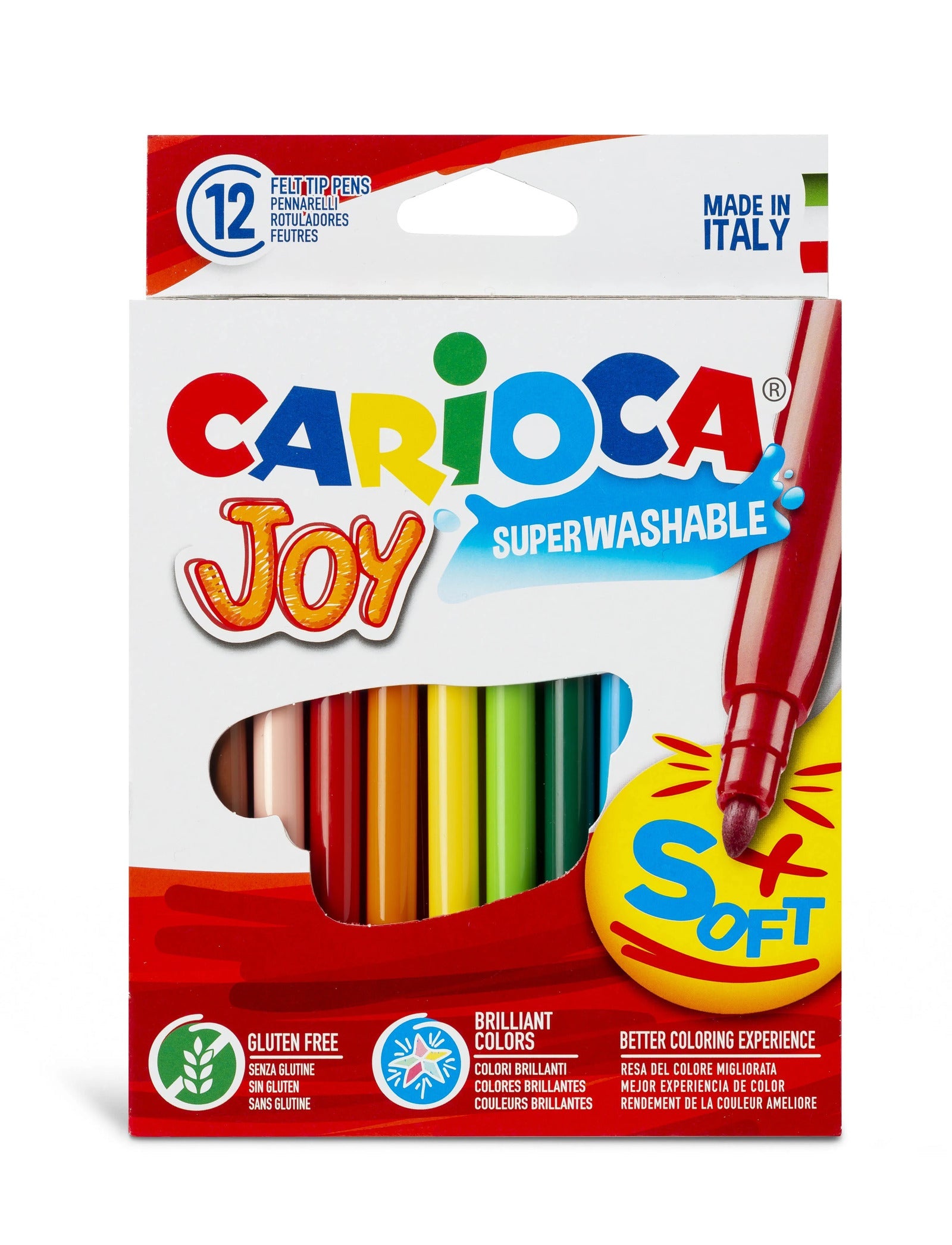 CARIOCA Joy Felt Tip Pens Set of 12