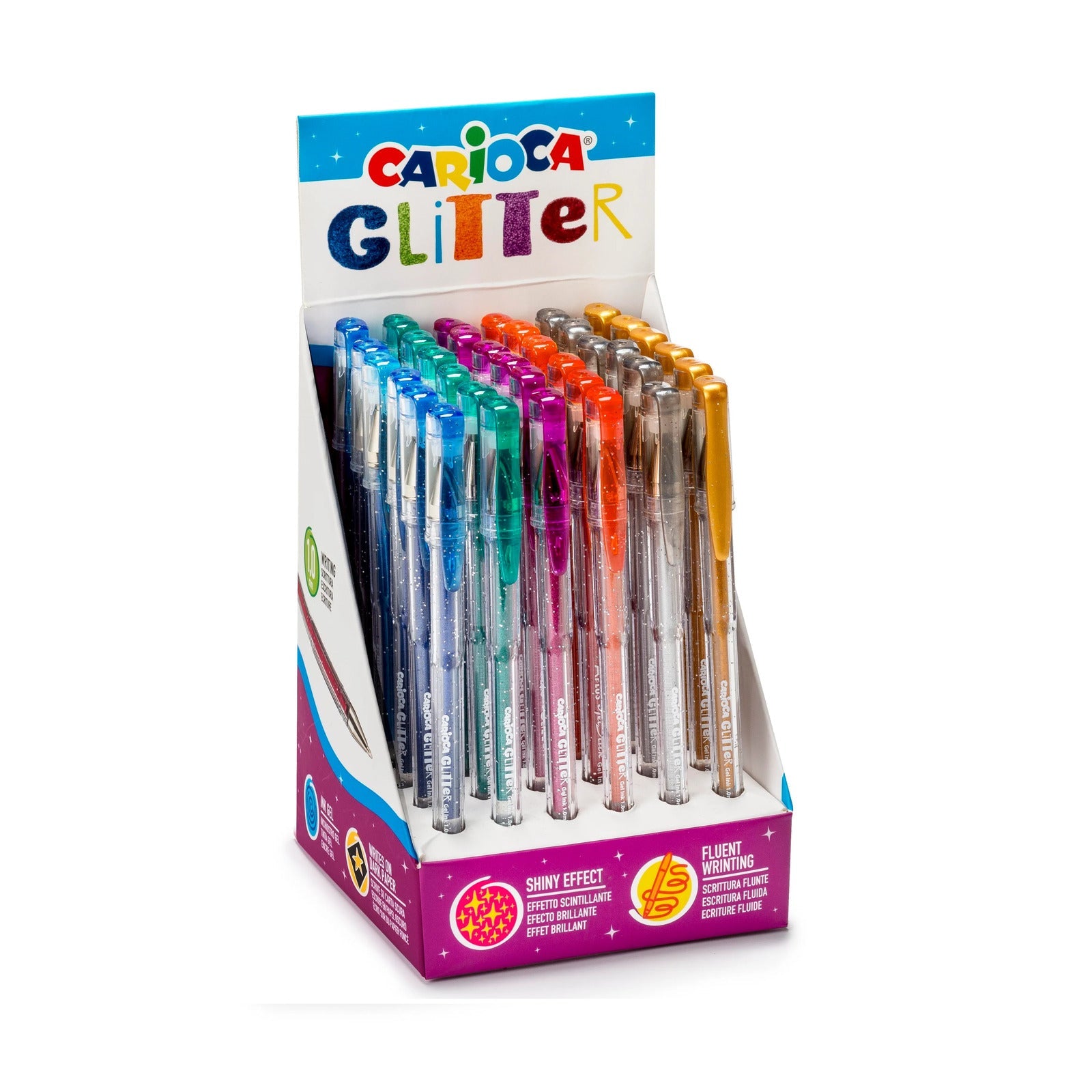 CARIOCA Glitter Gel Pen - Assorted
