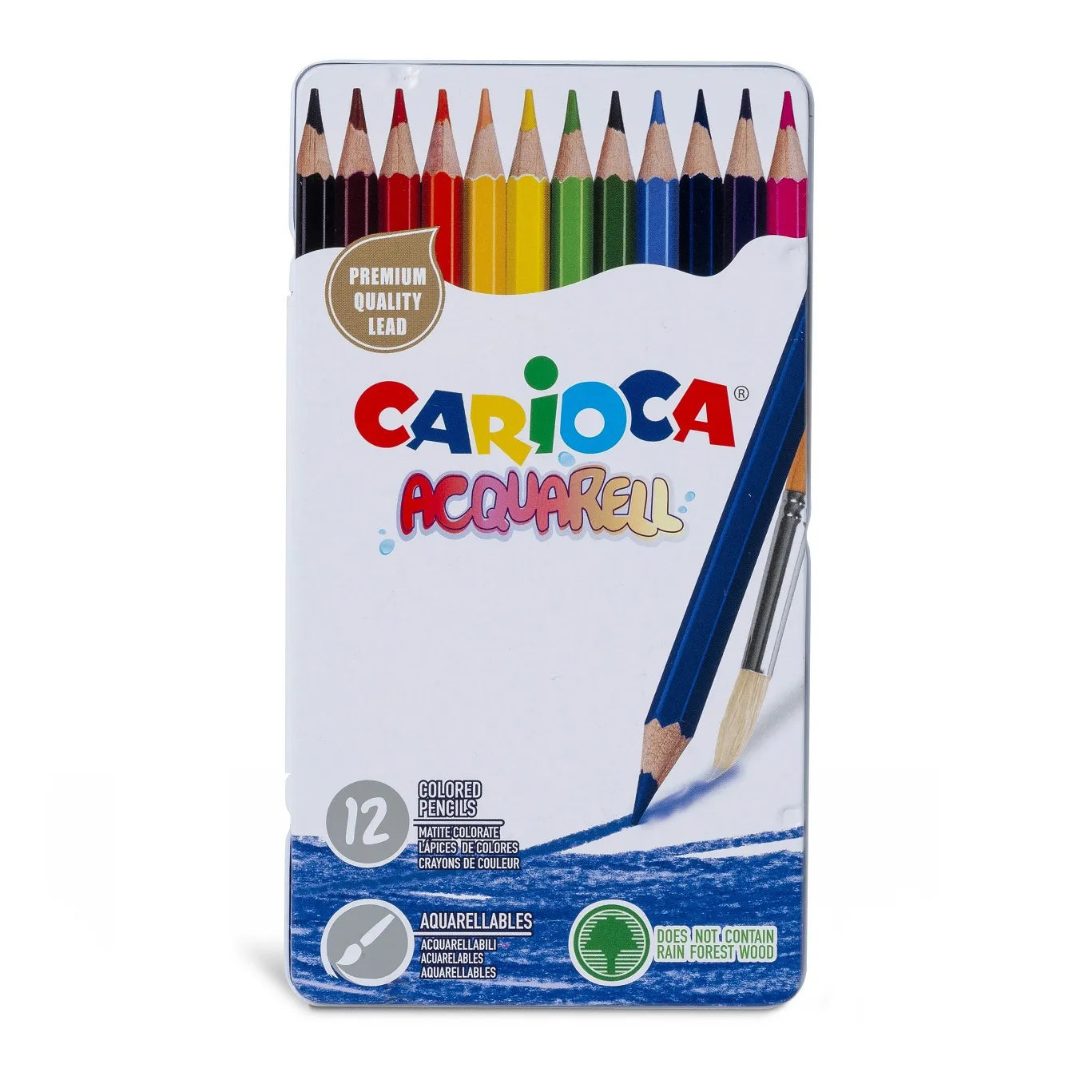 Carioca Acquarell Coloring Pencils Set Of 12