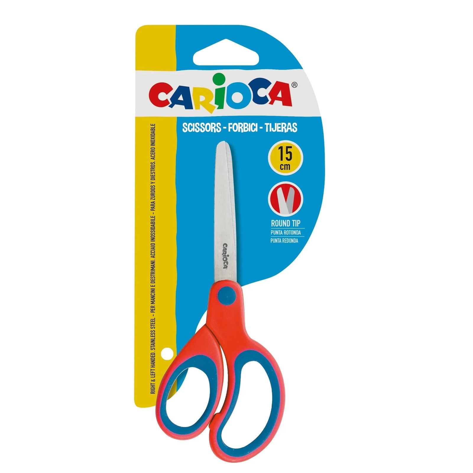 Carioca Round Tip Scissor 15Cm Right/Left