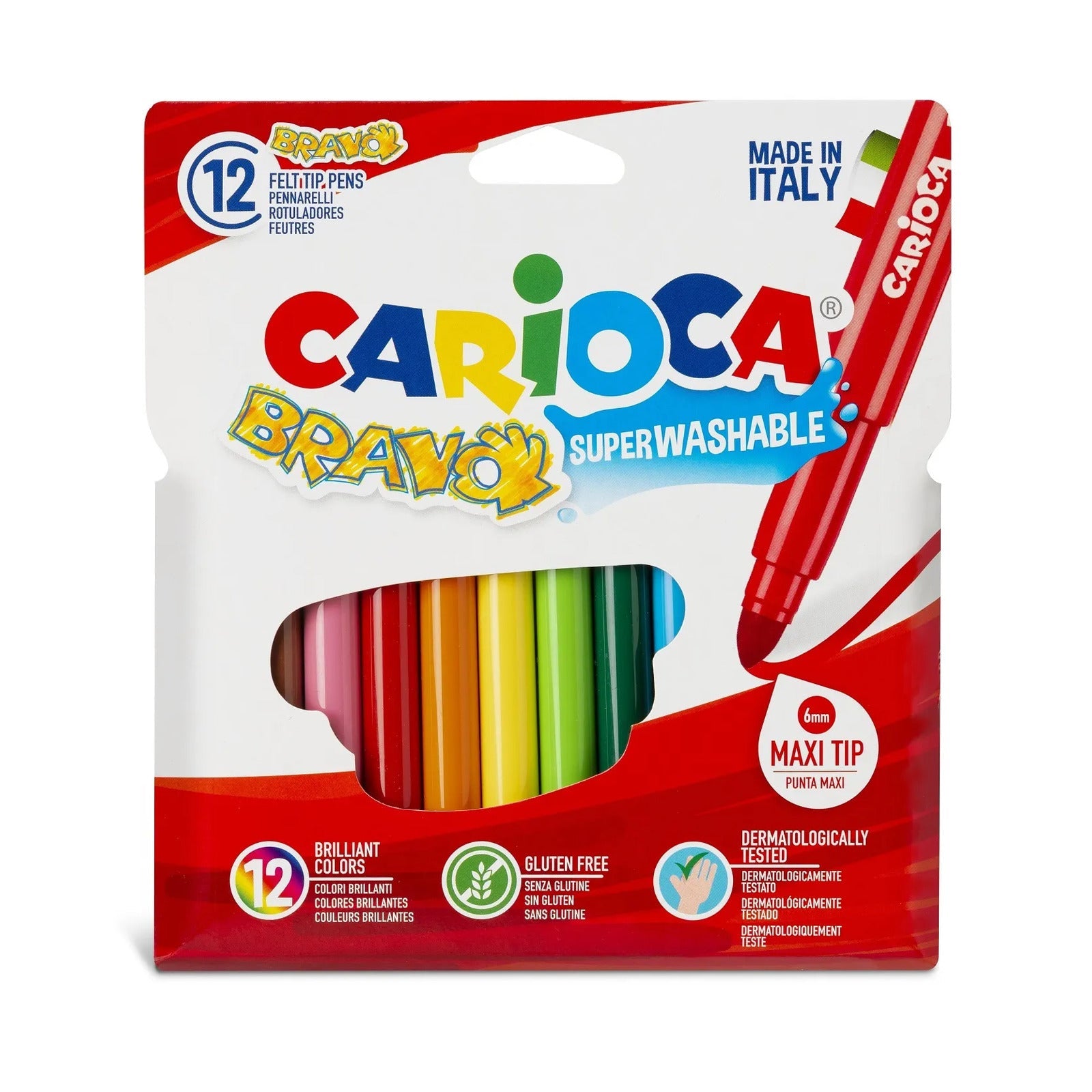 Carioca Bravo Superwashable Maxi Tip Set Of 12