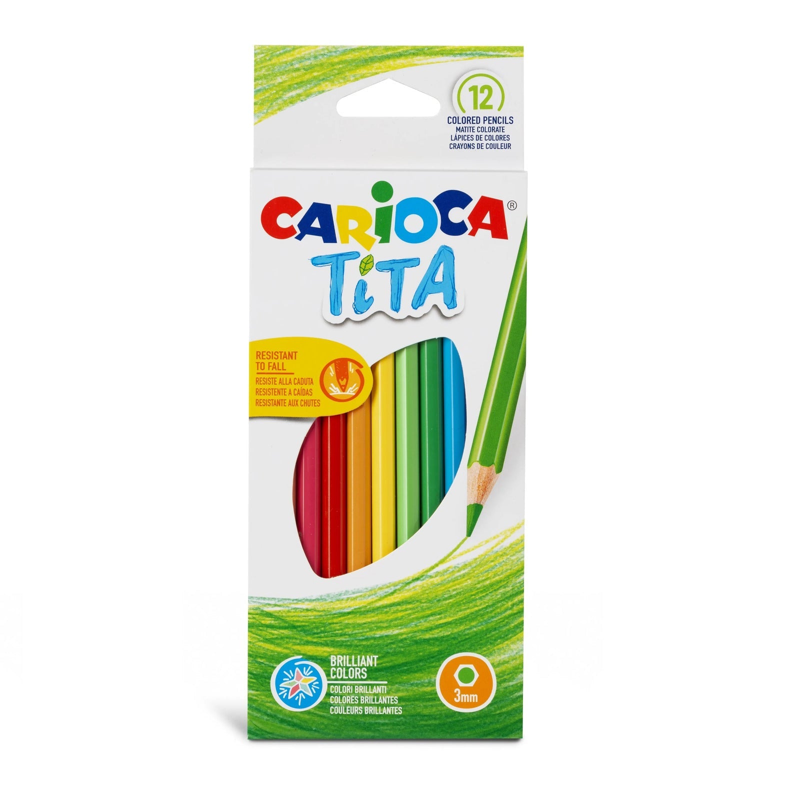 Carioca Tita Coloring Pencils Pk Of 12