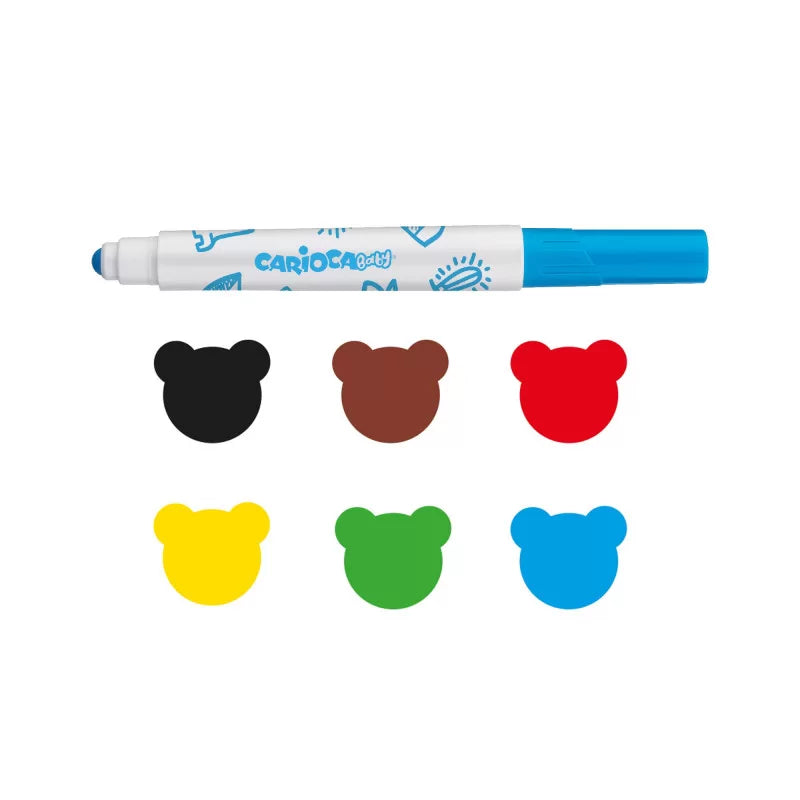 Carioca Baby Marker 6 Pcs