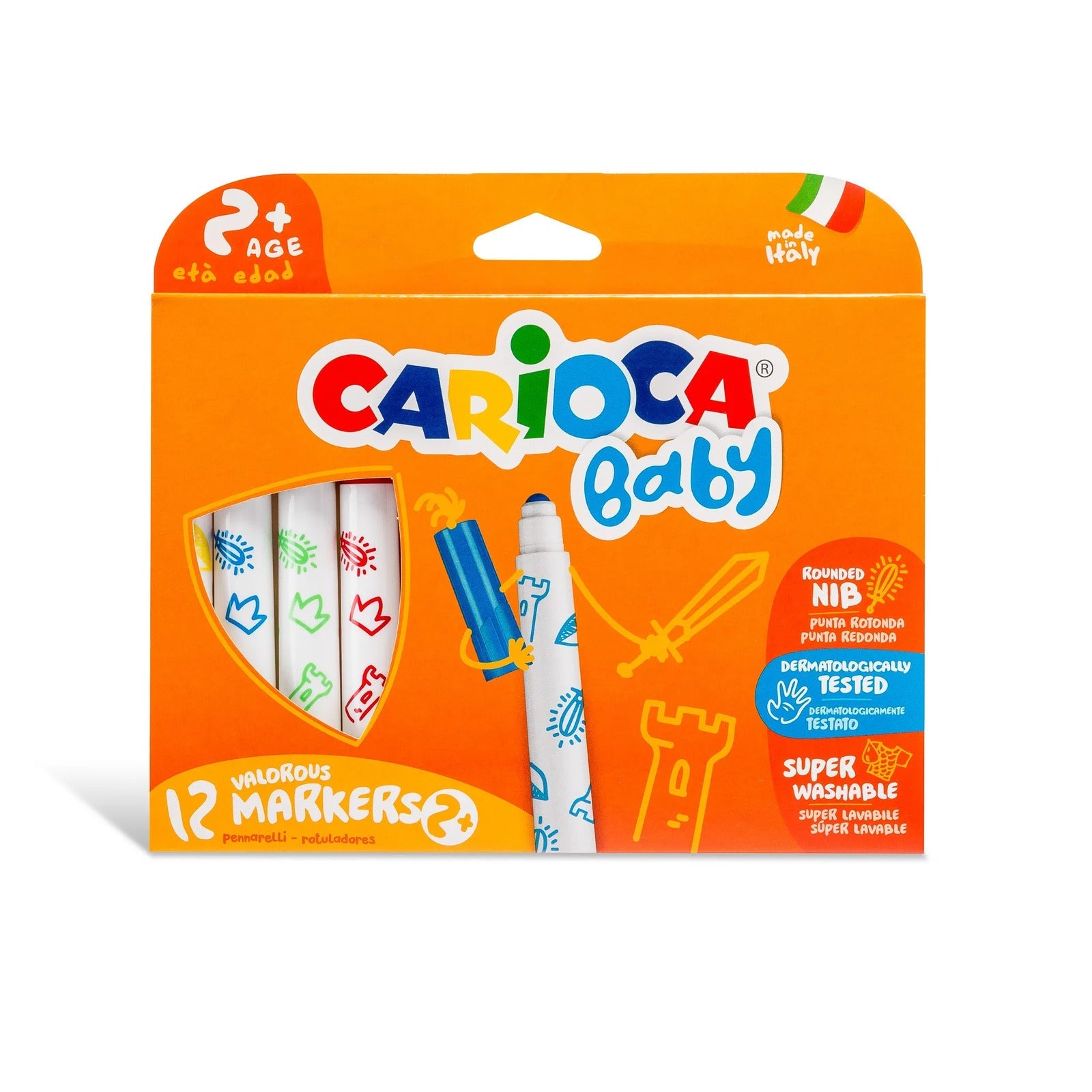 Carioca Baby Markers Set Of 12