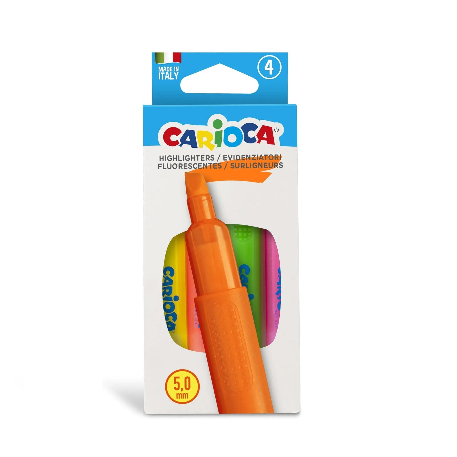 CARIOCA Highlighters Set Of 4 Colors