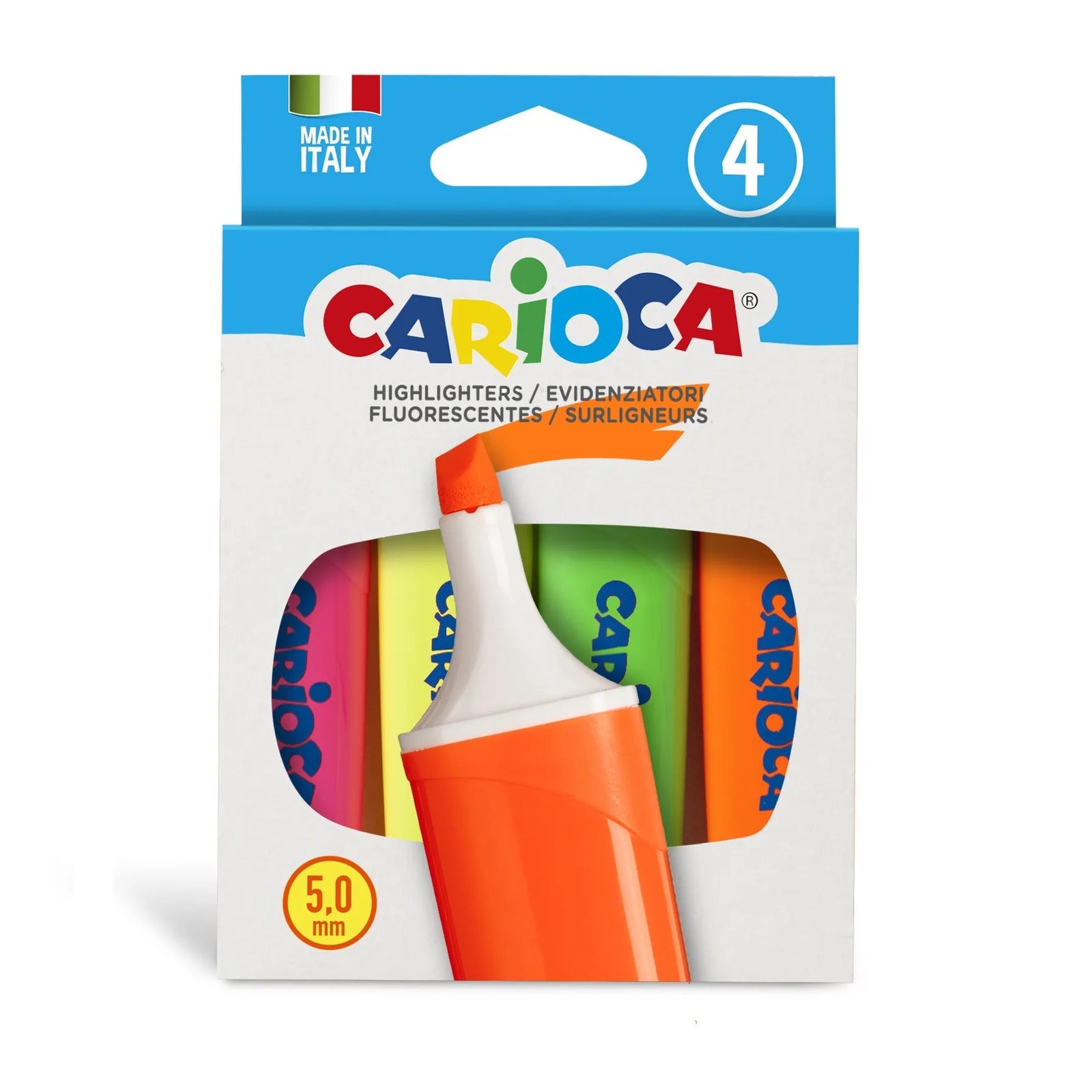 CARIOCA Highlighters Set Of 4 Colors