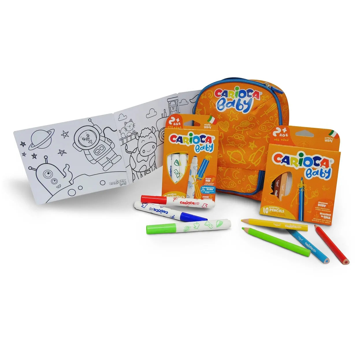 Carioca Baby Backpack & Coloring Set