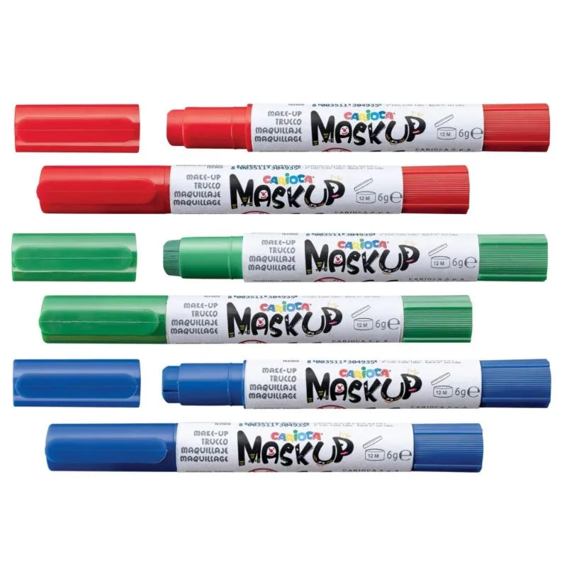 Carioca Mask Up Party Face Paint - 6 pcs