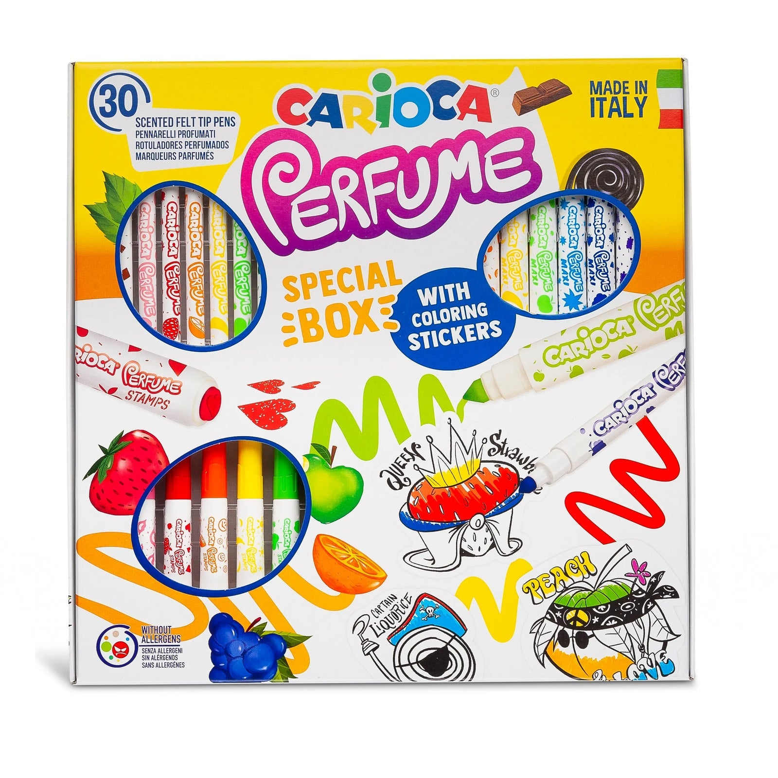 CARIOCA Perfume Special Paperboard Box 30 Pens Wit