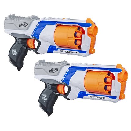 NERF ELITE  - PACK of 2 BLASTERS STRONGARM