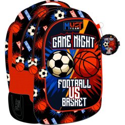 43 CM BACKPACK 3 CASES FOOTBALL VS BASKETBALL