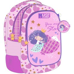 43 CM BACKPACK 3 CASES GIRL AND A HEART