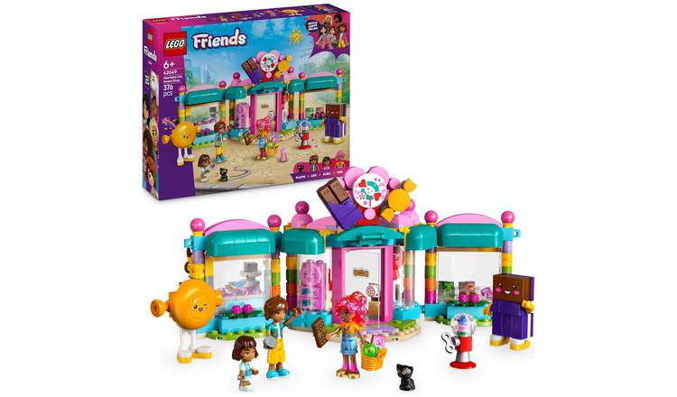 LEGO Friends set with packaging on a white background