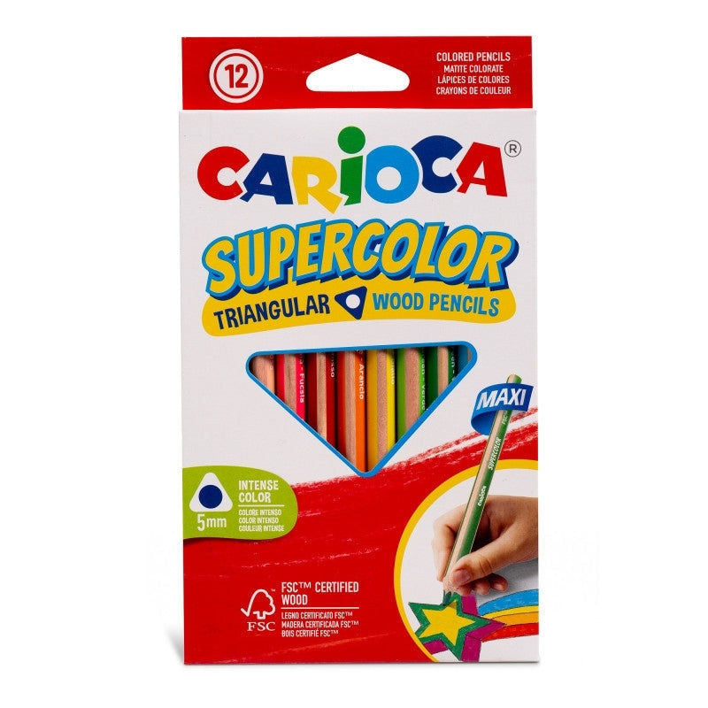Carioca Supercolor Triangular Maxi Set Of 12