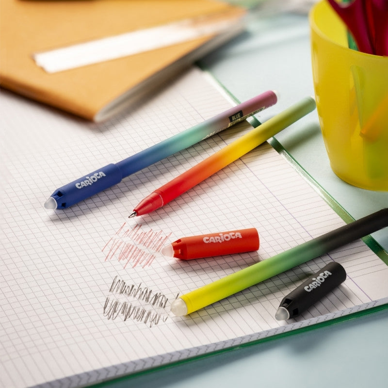 Carioca Oops Easy Erasable Pen Red