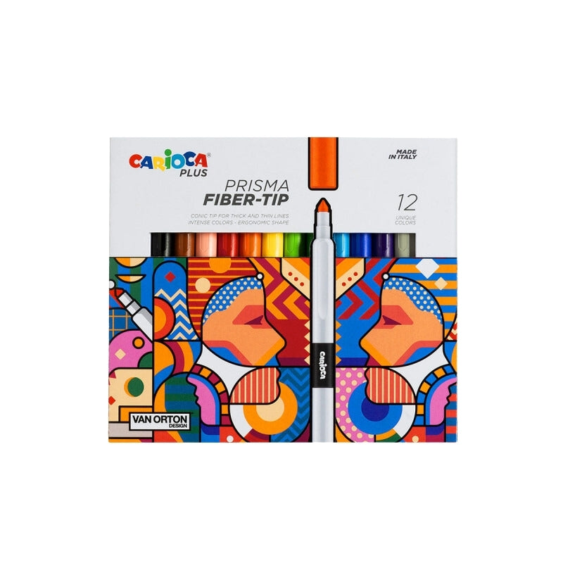 Carioca Plus Prisma Fiber Set Of 12