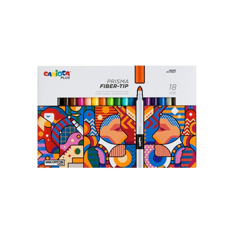 Carioca Plus Prisma Fiber Set Of 18