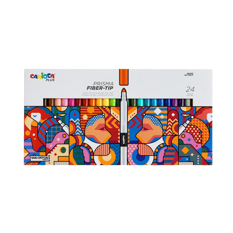 Carioca Plus Prisma Fiber Set Of 24