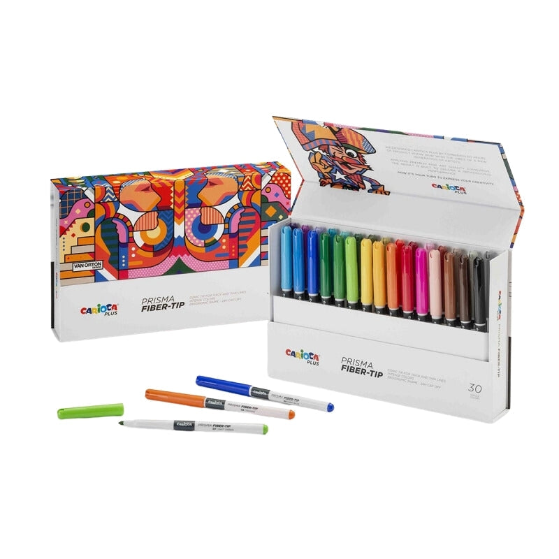 Carioca Plus Prisma Fiber Set Of 30