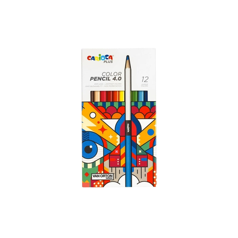 Carioca Plus Coloring Pencils 4.0 Set Of 12
