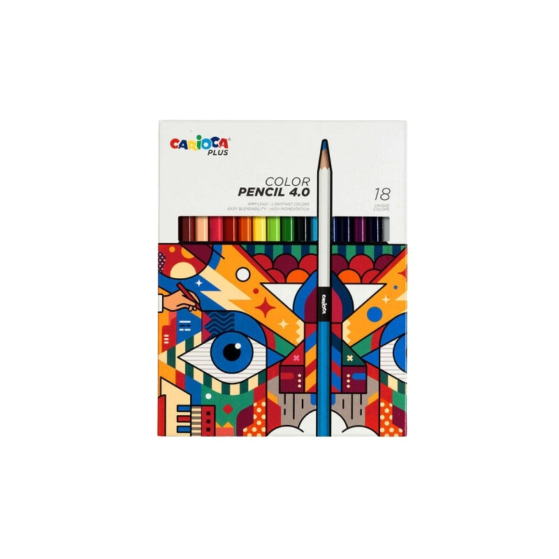 Carioca Plus Coloring Pencils 4.0 Set Of 18