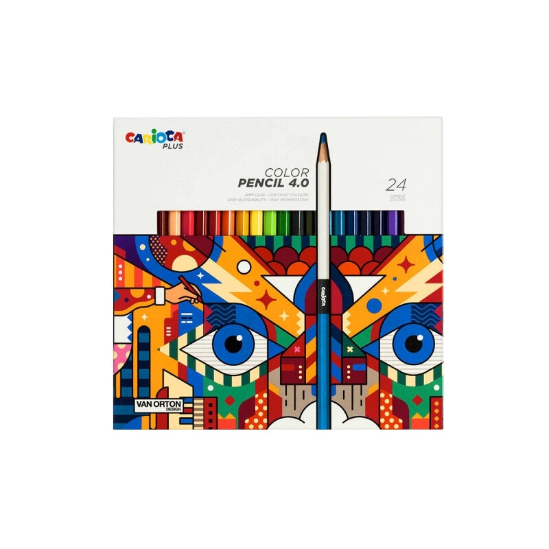 Carioca Plus Coloring Pencils 4.0 Set Of 24