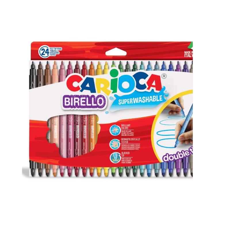 Carioca Birello Double Tip Set Of 24