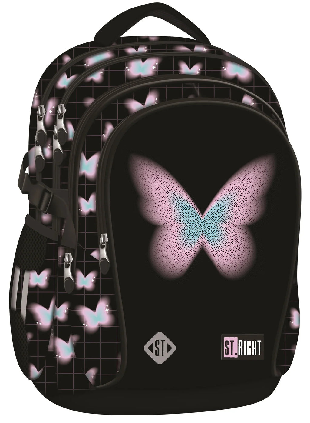 Pastel Butterfly 4-compartment backpack BP01 43x32x21 cm