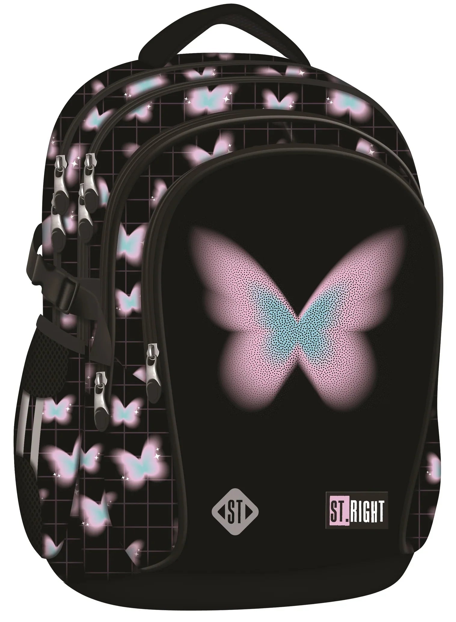 Pastel Butterfly 4-compartment backpack BP01 43x32x21 cm
