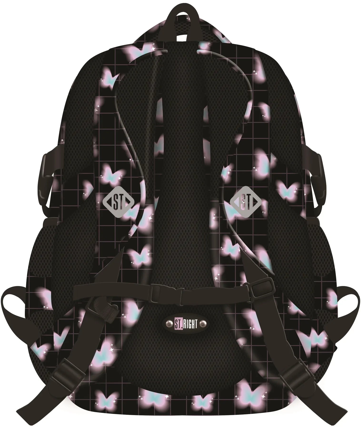 Pastel Butterfly 4-compartment backpack BP01 43x32x21 cm