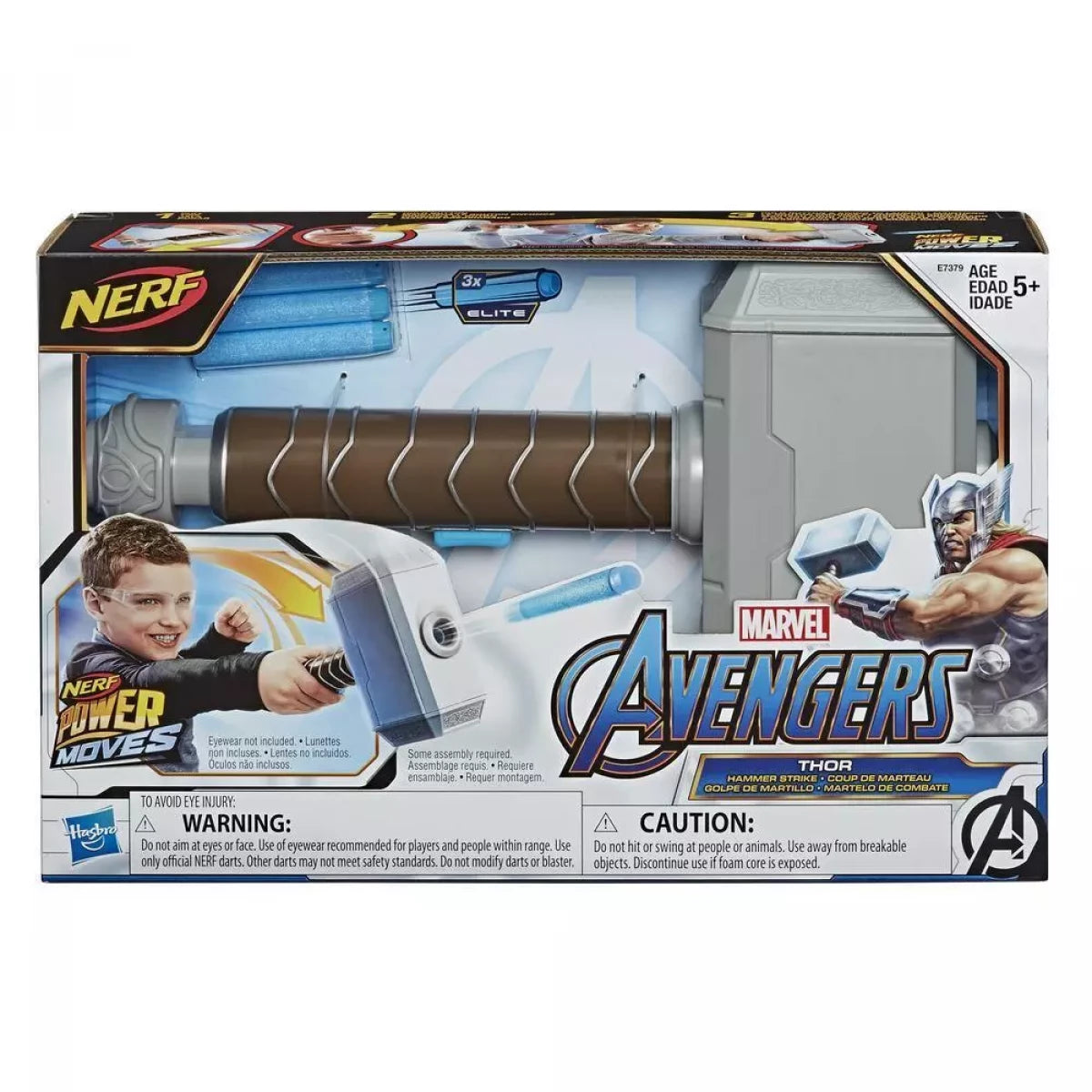 Nerf | Marvel Avengers  |  Moves Thor Hammer Strike