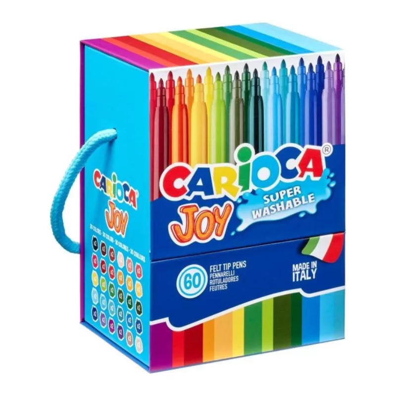 Carioca Joy Hard Box Super washable Felt tip 60pcs