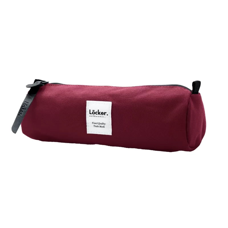 Locker Pencil Case Base Burgundy