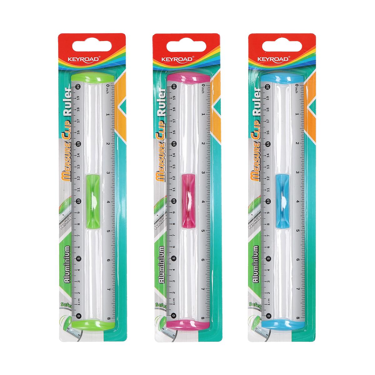 Keyroad Metal Ruler 20cm