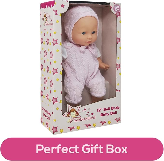 12 inch Realistic Baby Doll with Soft Body