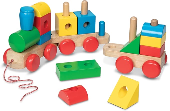 Melissa & Doug Wooden Jumbo Stacking Trai