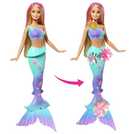 Barbie Flower Magic Mermaid Doll with  Blooming Flowers